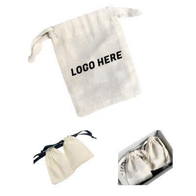 Cotton Drawstring Pocket