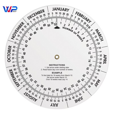Plastic Date Finder Wheel