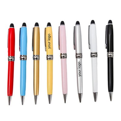 Metallic Twist Action Ballpoint Pen