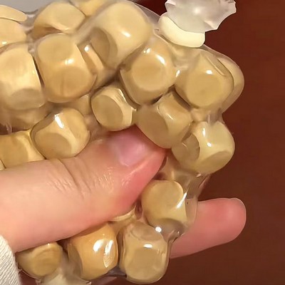 Natural Wooden Beads Fillers Beech Pine Cypress Wood Granules Craft Balls Sensory Play Material 50g