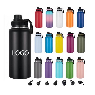 32oz Space Bottle with Straw