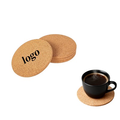 Anti Slip and Heat-insulating Circular Cork Coaster