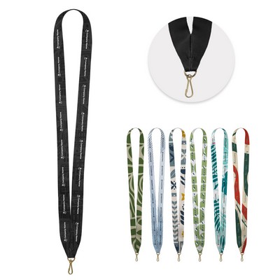 3/4" Full Color Sublimated Award And Medal Ribbon Lanyard