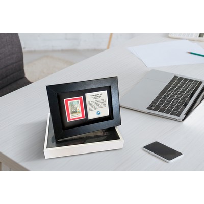 Framed Stamp Gift/Award Celebrating Connecticut