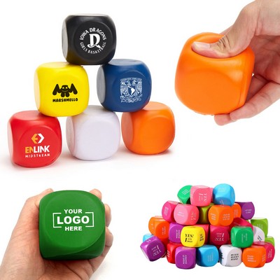 Dice Shaped Stress Ball