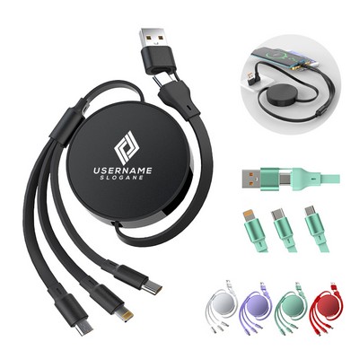 6-in-1 Retractable Fast Charging Cable