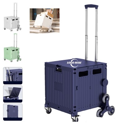 Foldable Rolling Cart for Stair Climbing