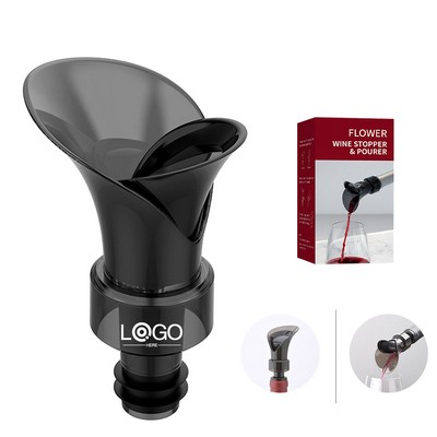 2-In-1 Wine Pourer Spout Stopper