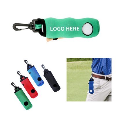 Neoprene Golf Ball Holder Pouch