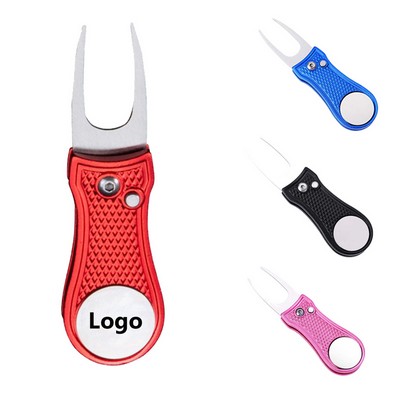 Metal Foldable Golf Divot Tool