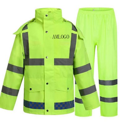 Resistant Reflective Rain Suit