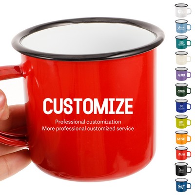 12oz Retro Enamel Mugs