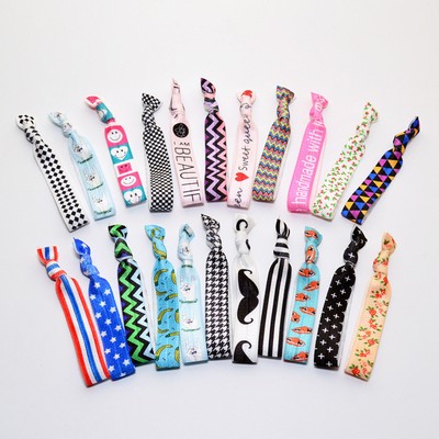 Practical Fold Over Elastic Hair Tie 9/16" or 3/4"