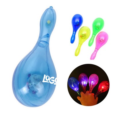 7" Plastic Glitter Maraca