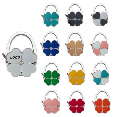Four Leaf Clover Foldable Bag Hook for Tables and Chairs