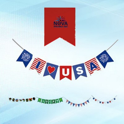 Colorful Pennant Flag Banner for Vibrant Decorations and Festive Event Atmosphere