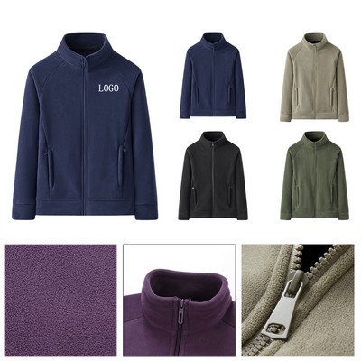 Two Sided Insulated Fleece Jacket