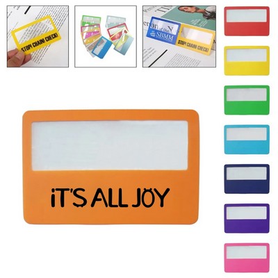 PVC Magnifier Card