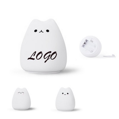 Cartoon-Shaped Silicone Night Light