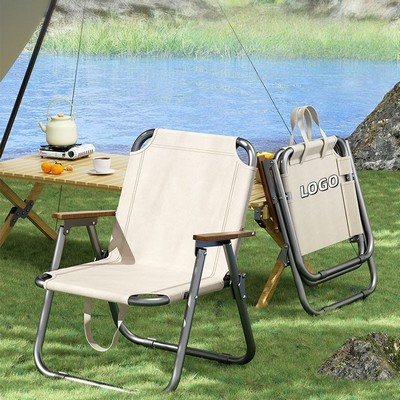 Portable Folding Camping Chair with Arms