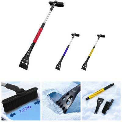 3-in-1 Car Snow Removal Tool with Telescopic Handle