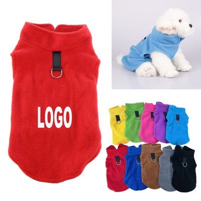 Winter Pet Fleece Vest