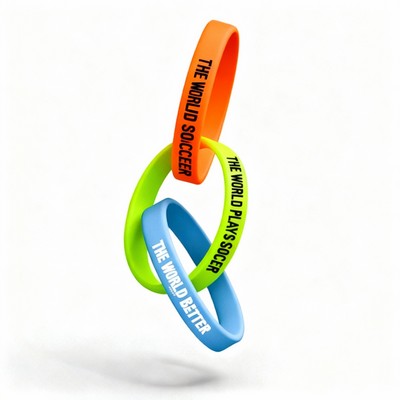 Screen Print Silicone Bracelet, Silicone Wristband
