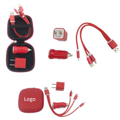 Car Charger with Storage Case