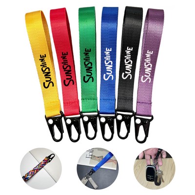 Nylon Wrist Strap Keychain