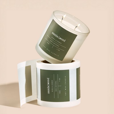 4"x4" Square Roll Labels