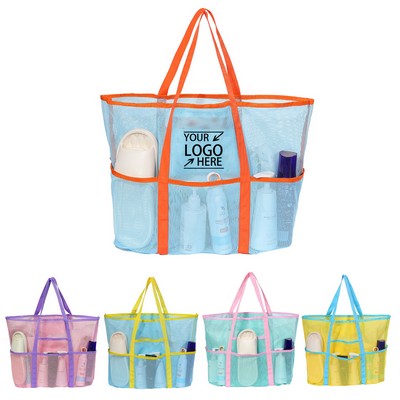 Large Mesh Beach Tote Bag