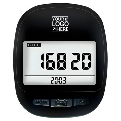 Large Screen Multi-Function Electronic Pedometer for Fitness and Daily Activity