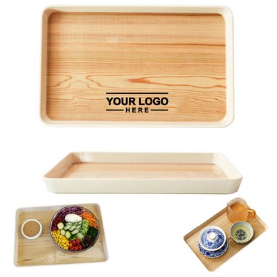 Rectangular Bamboo Serving & Organizer Tray
