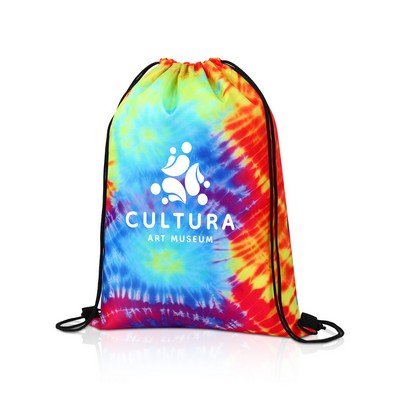 Tie-Dye Drawstring Sports Sack