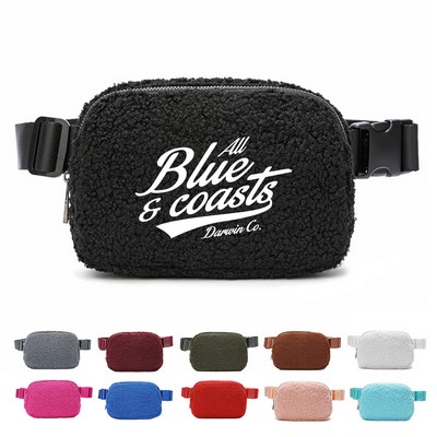 Fleece Hip Fanny Pack