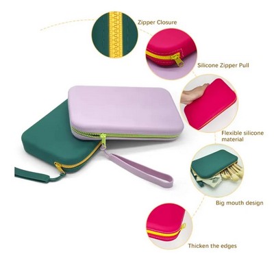 Silicone Coin Zipper Purse