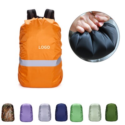 20L-100L Reflective Strap Waterproof Backpack Cover