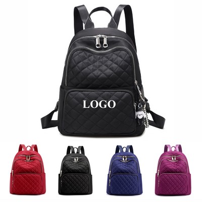 Polyester Quilted Backpack