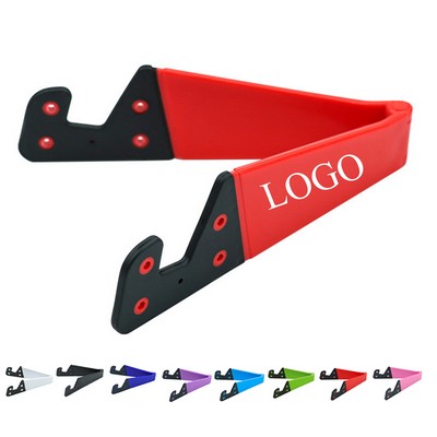 V-Shaped Folding Mobile Phone Holder