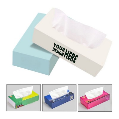 Full Color Printing Tissue Rectangle Box with Tissues