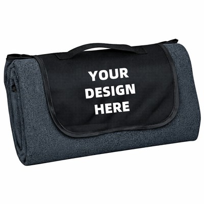 Roll-up Felt Picnic Blanket