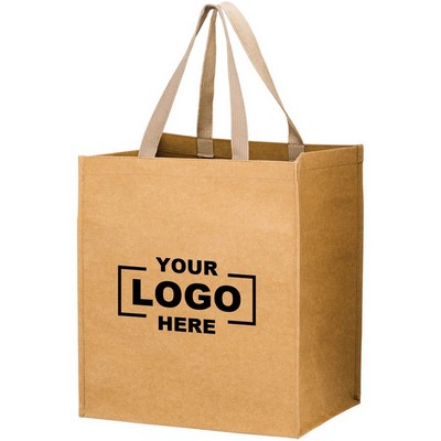 Washable Kraft Paper Fabric Bag