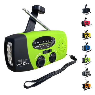 Multifunctional Hand Crank Flashlight