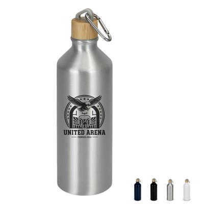Aluminum Water Bottle with Hanging Buckle, 20 oz.