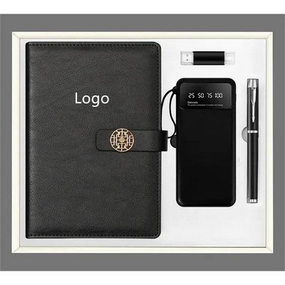 Luxury Business Notebook Journal Set with Pen and Gift Box