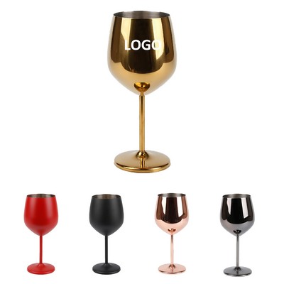 18 OZ Stainless Steel Wine Glasses