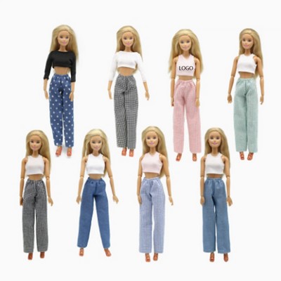 29cm Doll Loose Pants Sleeveless T Set