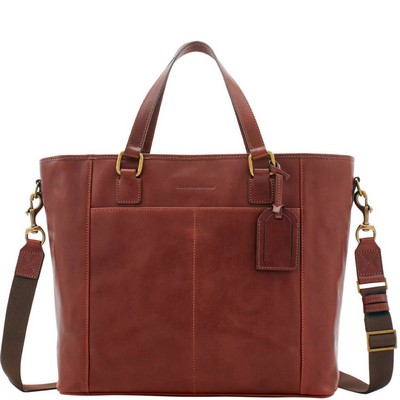 Dooney & Bourke Chestnut Brown Florentine Newport Tote Bag