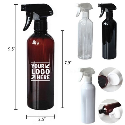 16oz Reusable PET Spray Bottle for Multiple Applications