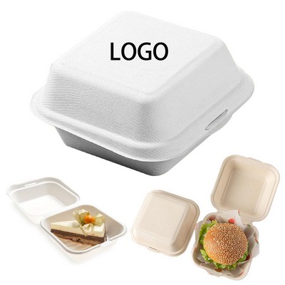 Disposable 6-inch Creative Thickened Greaseproof And heat-Insulating Material Takeaway Box